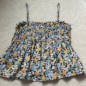 Floral tank top